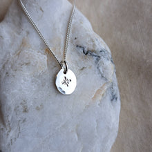 Load image into Gallery viewer, A Guiding Star Amulet | Star & Heart Double-Sided Mini Charm Necklace