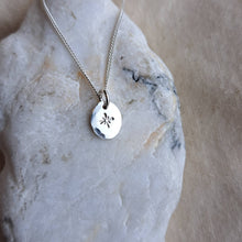 Load image into Gallery viewer, Courage & Direction Amulet | Wave & Star Double-Sided Mini Charm Necklace