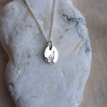 Load image into Gallery viewer, A New Leaf Amulet | Leaf & Star Double-Sided Mini Charm Necklace