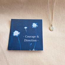 Load image into Gallery viewer, Courage & Direction Amulet | Wave & Star Double-Sided Mini Charm Necklace