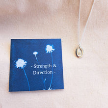 Load image into Gallery viewer, Strength & Direction Amulet | Evergreen Tree & Shining Stars Double-Sided Necklace
