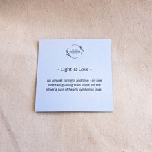 Load image into Gallery viewer, Light & Love Amulet | Love Hearts & Stars Double-Sided Necklace
