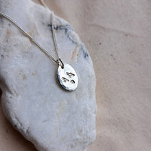 Load image into Gallery viewer, Guidance & Joy Amulet | Stars & Birds Reversible Double-Sided Necklace