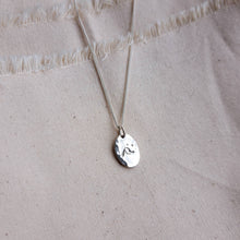 Load image into Gallery viewer, Courage & Direction Amulet | Wave & Stars Reversible Double-Sided Necklace