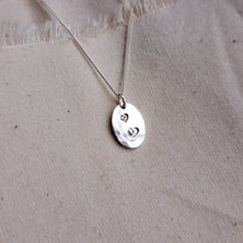 Load image into Gallery viewer, Courage & Love Amulet | Wave & Hearts Reversible Double-Sided Necklace