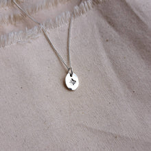 Load image into Gallery viewer, A New Leaf Amulet | Leaf & Star Double-Sided Mini Charm Necklace