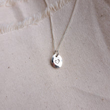 Load image into Gallery viewer, A Guiding Star Amulet | Star & Heart Double-Sided Mini Charm Necklace