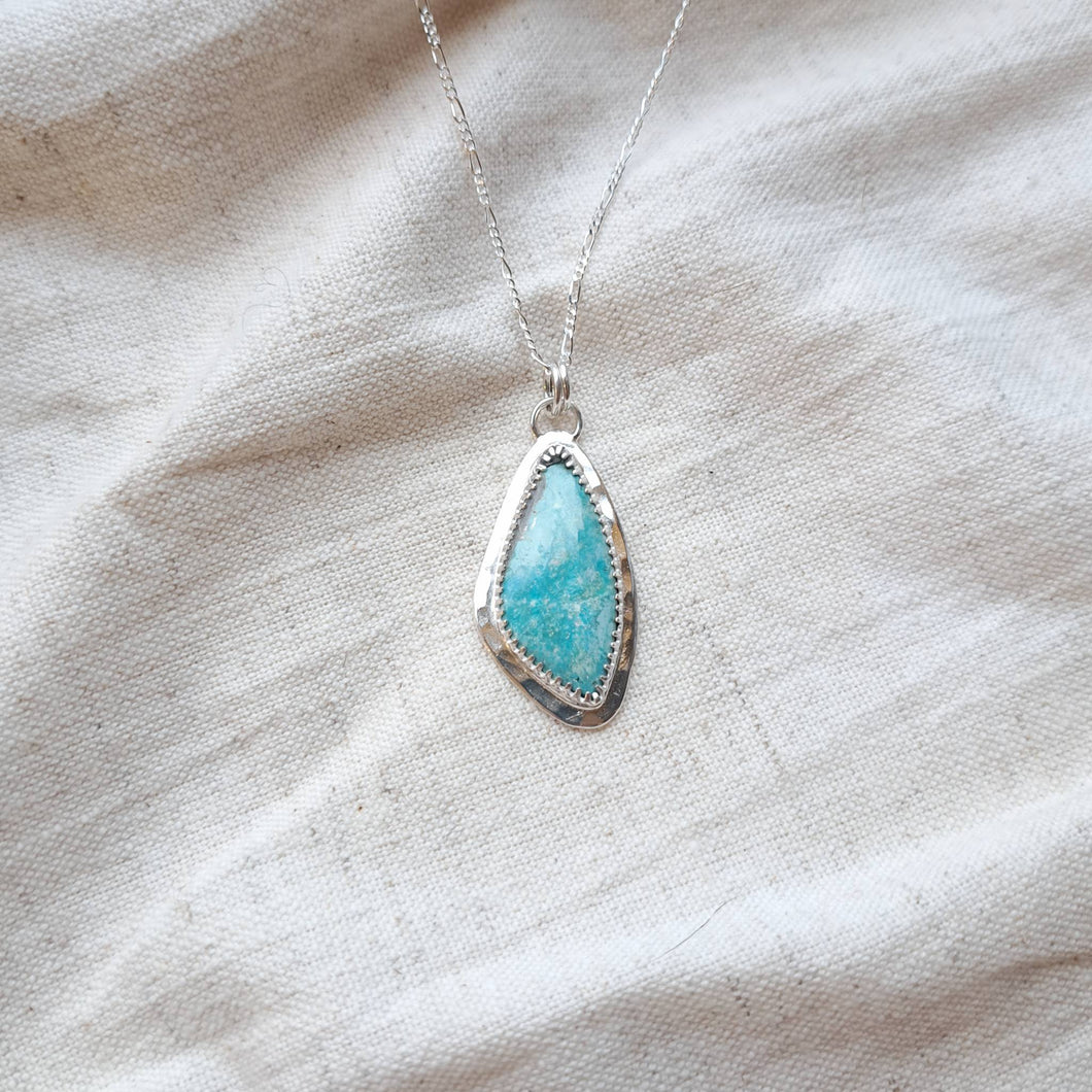 Cornish Turquoise Necklace - One of a Kind