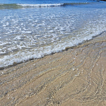Load image into Gallery viewer, Small waves breaking on sand at Towan beach, Roseland Peninsula, Cornwall 
