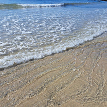 Load image into Gallery viewer, Small waves breaking on sand at Towan beach, Roseland Peninsula, Cornwall