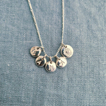 Load image into Gallery viewer, The Storyteller Necklace | Initial Charm Pebbles