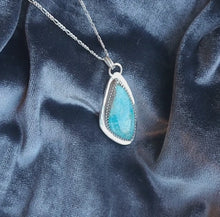 Load and play video in Gallery viewer, Cornish Turquoise Necklace - One of a Kind