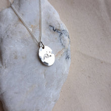 Load image into Gallery viewer, Courage & Direction Amulet | Wave & Stars Reversible Double-Sided Necklace