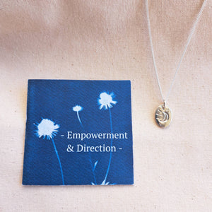Empowerment & Direction Amulet | Moon & Stars Reversible Double-Sided Necklace