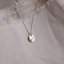 Load image into Gallery viewer, A New Leaf Amulet | Leaf &amp; Star Double-Sided Mini Charm Necklace
