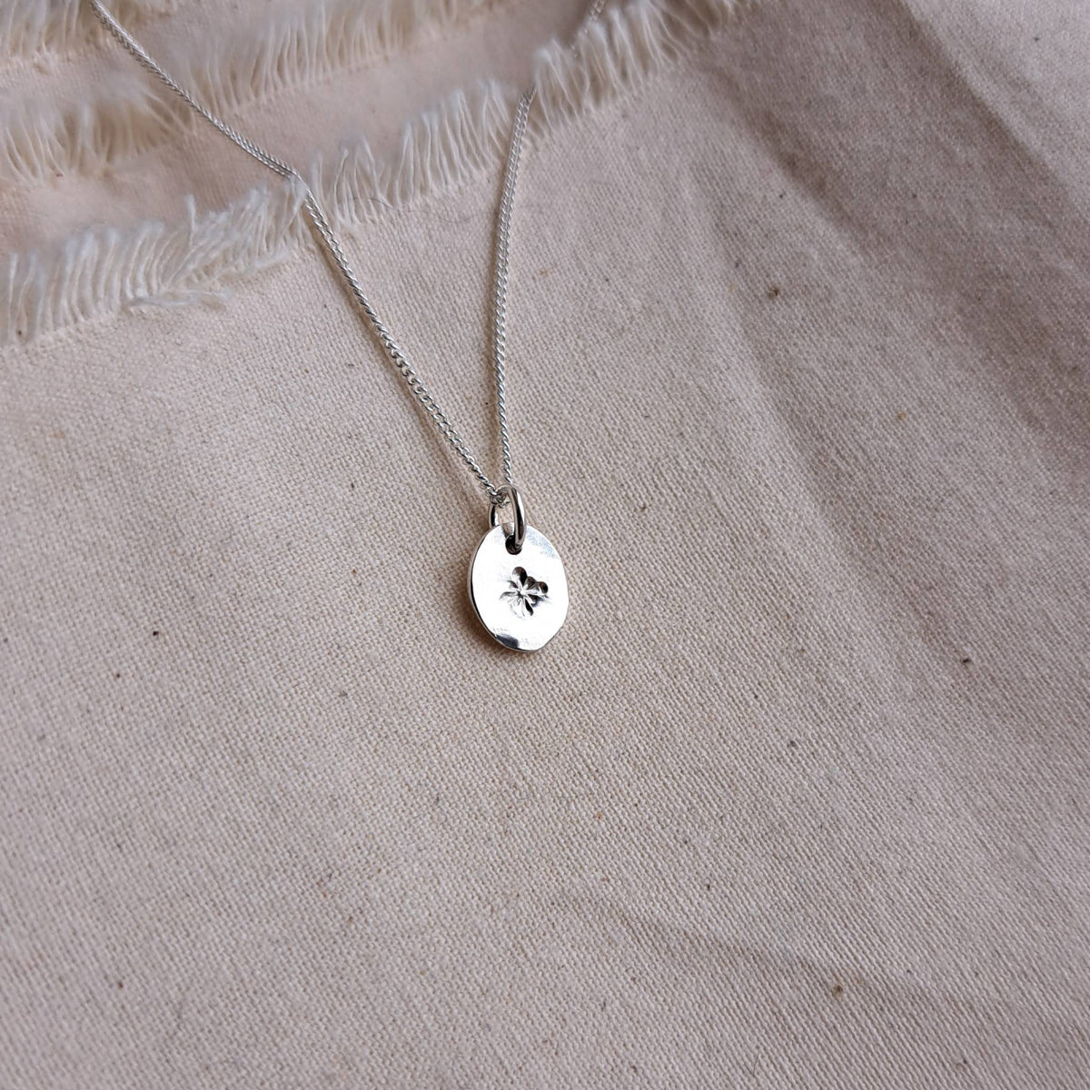 A New Leaf | Leaf & Star Double-Sided Mini Charm Necklace| Eco Silver ...