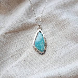Cornish Turquoise Necklace - One of a Kind