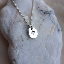 Load image into Gallery viewer, A New Leaf Amulet | Leaf &amp; Star Double-Sided Mini Charm Necklace

