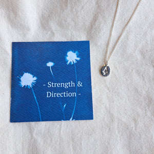 Strength & Direction Amulet | Tree & Star Double-Sided Mini Charm Necklace