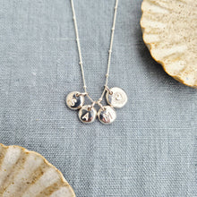 Load image into Gallery viewer, The Storyteller Necklace | Initial Charm Pebbles
