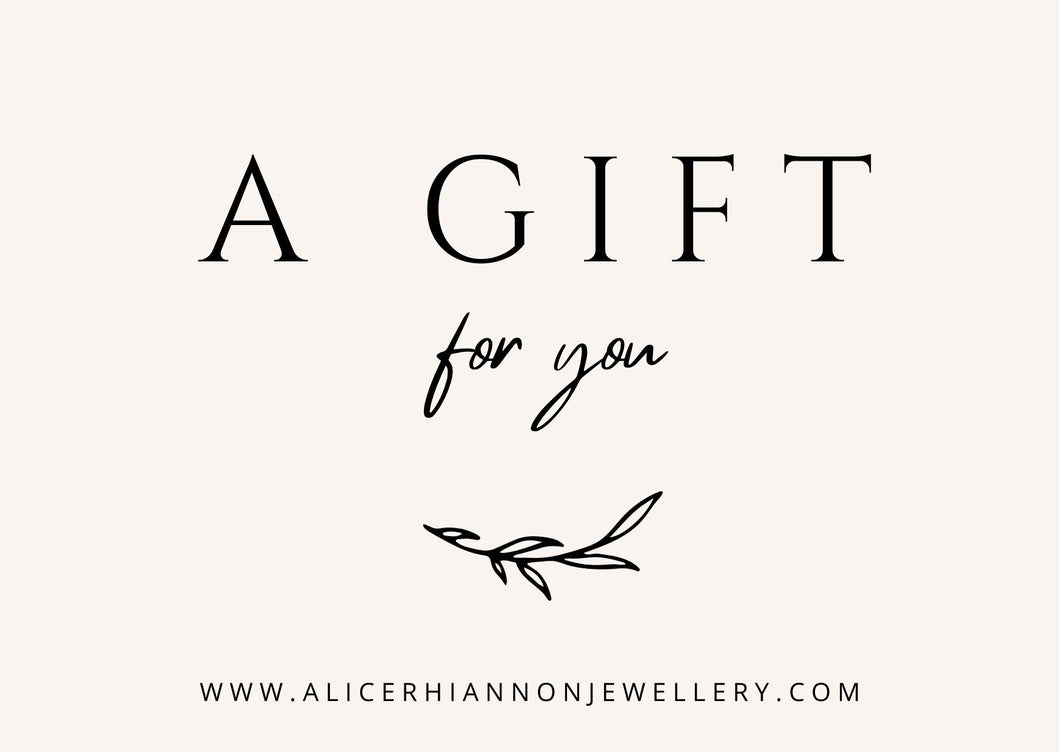 Alice Rhiannon Jewellery E-Gift Voucher