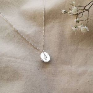 Moss Agate Tiny Tree Necklace︱New Beginnings